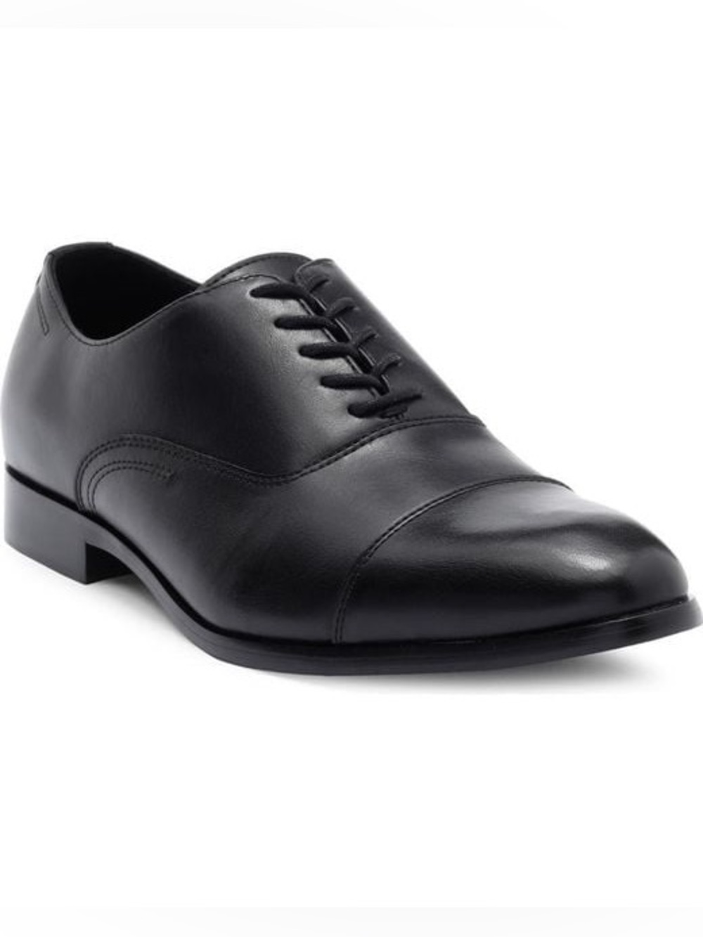 NWT Nordstrom Derby Dress Shoe Harry Black Cap Toe Men Size 9 - Picture 9 of 12